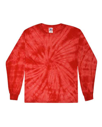 Unisex Tie-Dyed Long Sleeve T-Shirt - S