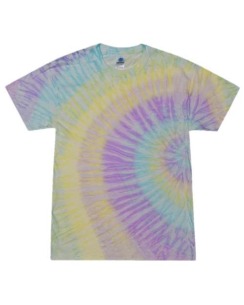Unisex Multi-Color Tie-Dyed T-Shirt - L