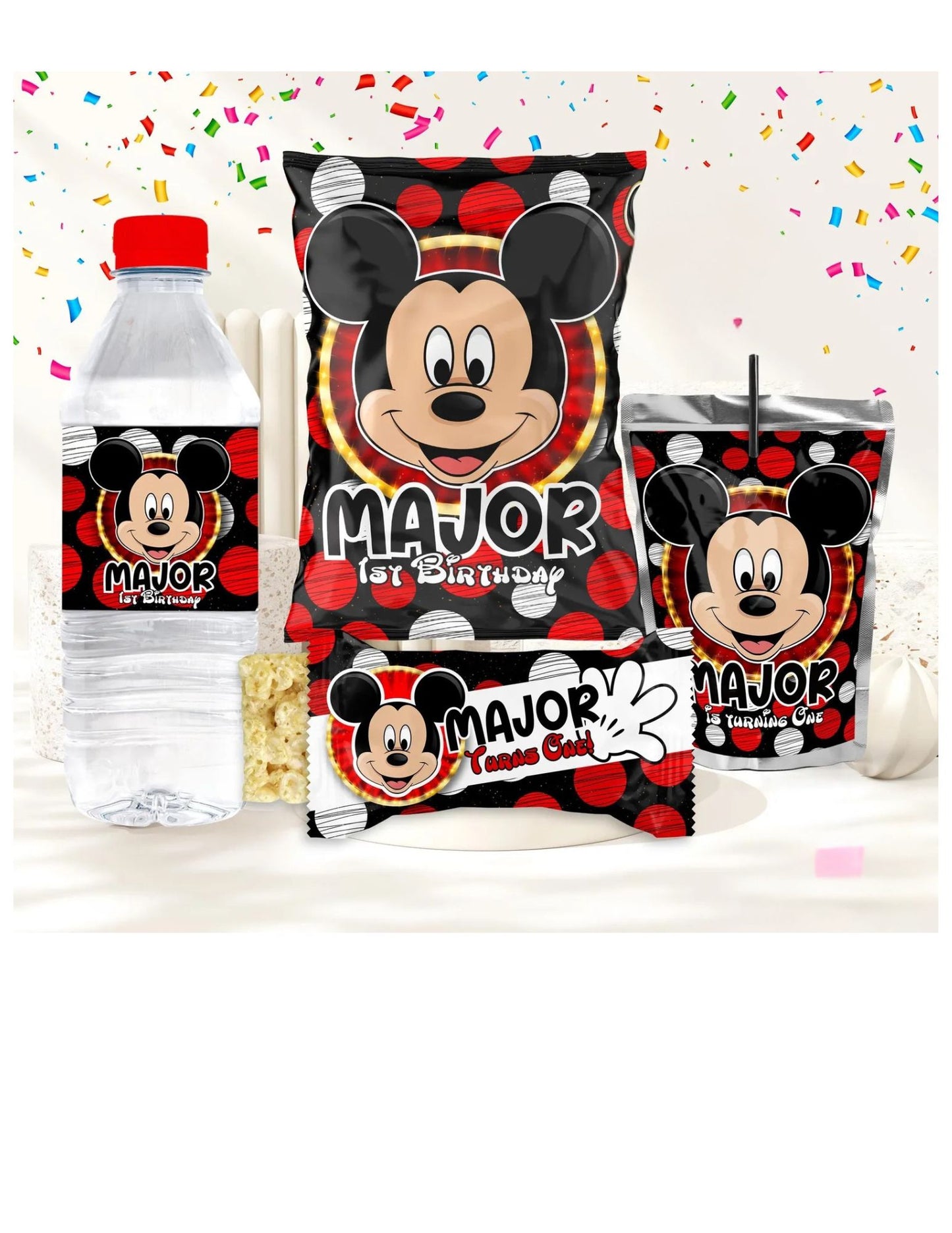 Mickey Mouse Birthday Party Favors