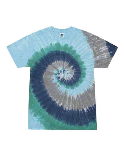 Unisex Multi-Color Tie-Dyed T-Shirt - L