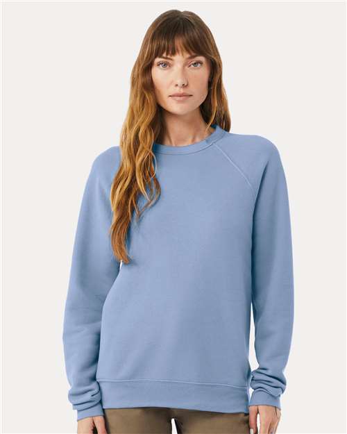 Unisex Sponge Fleece Raglan Crewneck Sweatshirt - L