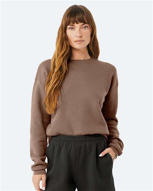 Unisex Sponge Fleece Drop Shoulder Crewneck Sweatshirt - L