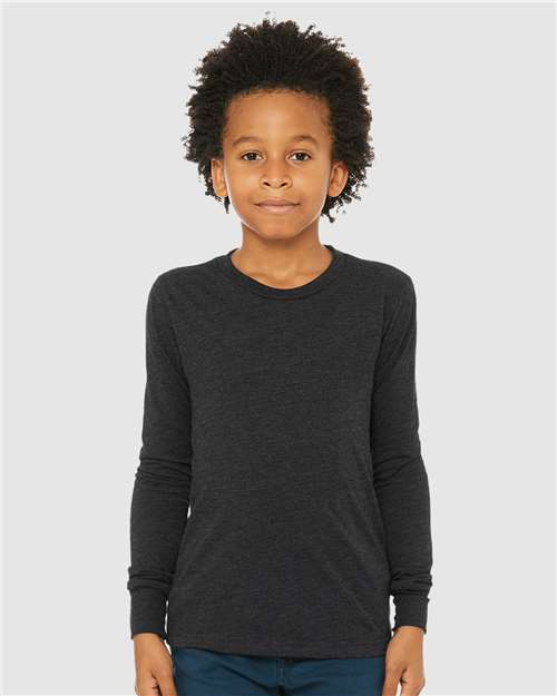 Youth Triblend Long Sleeve Tee 3513Y