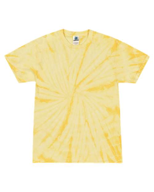 Unisex Multi-Color Tie-Dyed T-Shirt - L