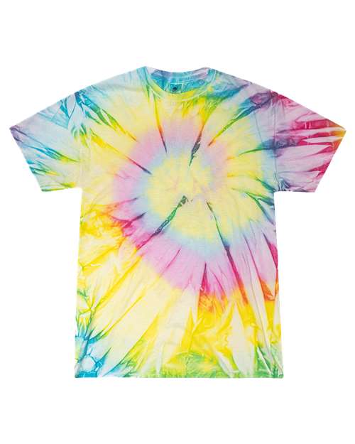 Unisex Multi-Color Tie-Dyed T-Shirt - L
