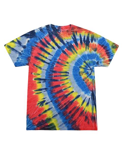 Unisex Multi-Color Tie-Dyed T-Shirt - L