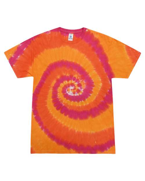 Unisex Multi-Color Tie-Dyed T-Shirt - L