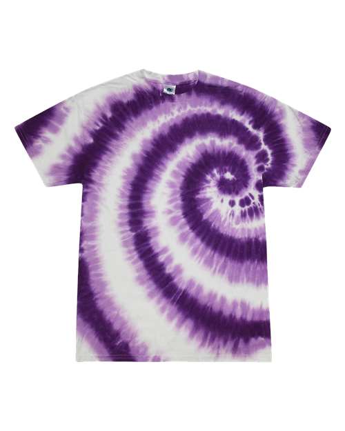 Unisex Multi-Color Tie-Dyed T-Shirt - L