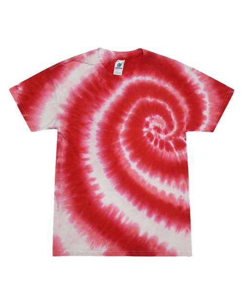 Unisex Multi-Color Tie-Dyed T-Shirt - L