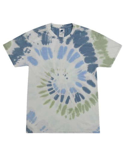 Unisex Multi-Color Tie-Dyed T-Shirt 1000