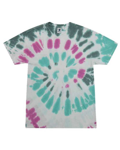 Unisex Multi-Color Tie-Dyed T-Shirt 1000