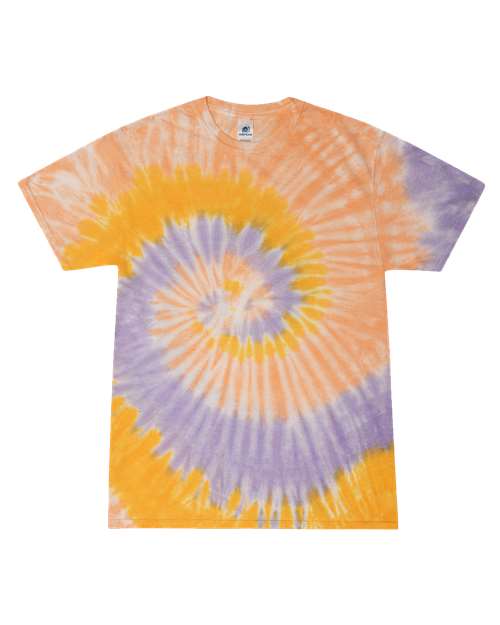 Unisex Multi-Color Tie-Dyed T-Shirt - L