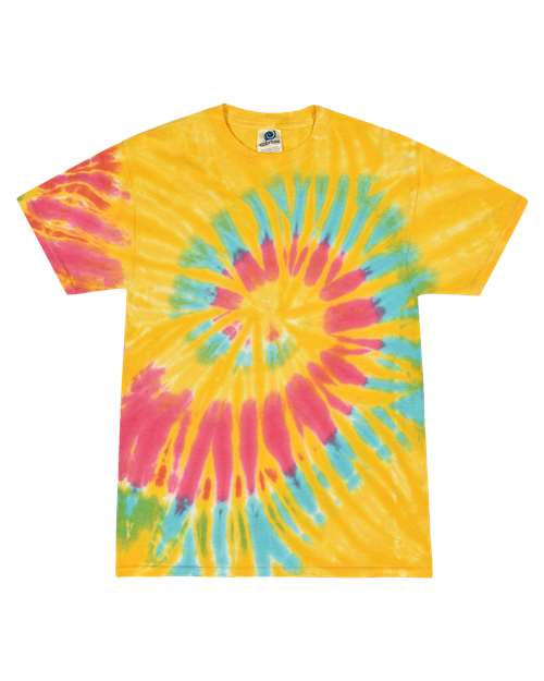 Unisex Multi-Color Tie-Dyed T-Shirt - L