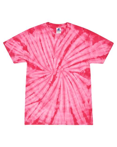 Unisex Multi-Color Tie-Dyed T-Shirt - L