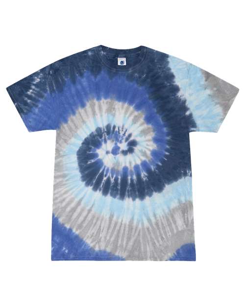 Unisex Multi-Color Tie-Dyed T-Shirt - L