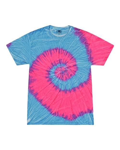 Unisex Multi-Color Tie-Dyed T-Shirt - L