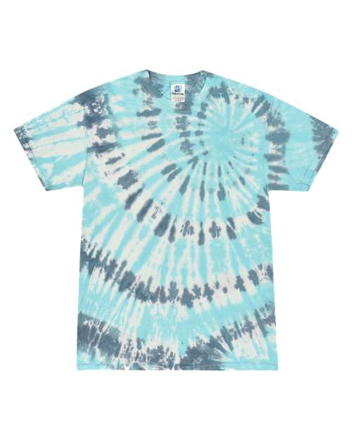 Unisex Multi-Color Tie-Dyed T-Shirt - L
