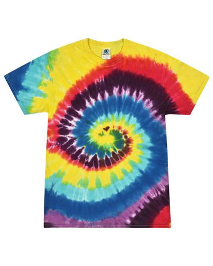 Unisex Multi-Color Tie-Dyed T-Shirt 1000