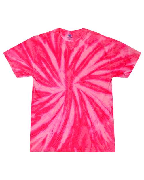 Unisex Multi-Color Tie-Dyed T-Shirt - L