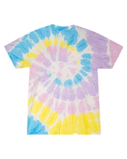 Unisex Multi-Color Tie-Dyed T-Shirt - L