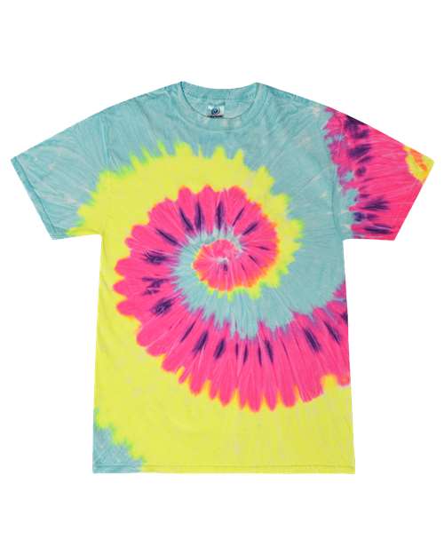 Unisex Multi-Color Tie-Dyed T-Shirt - L
