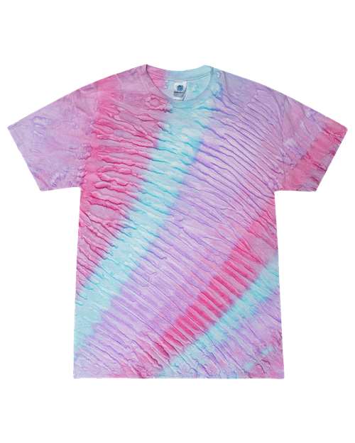 Unisex Multi-Color Tie-Dyed T-Shirt - L