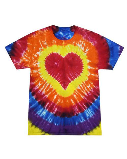 Unisex Shapes Tie-Dyed T-Shirt 1150