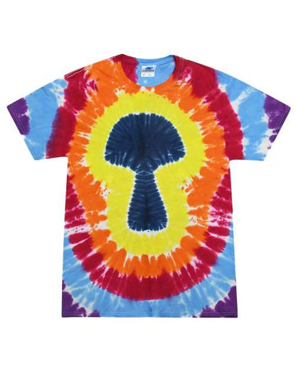 Unisex Shapes Tie-Dyed T-Shirt 1150