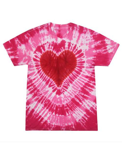 Unisex Shapes Tie-Dyed T-Shirt 1150