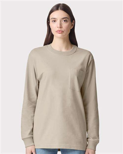 Super Heavyweight Long Sleeve Pocket Tee