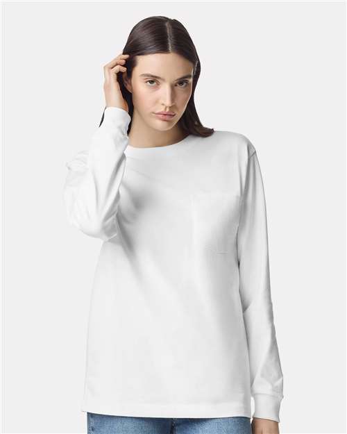 Super Heavyweight Long Sleeve Pocket Tee