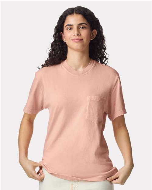 Garment-Dyed Heavyweight Pocket T-Shirt - L
