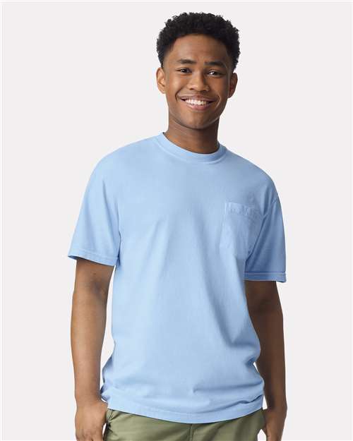 Garment-Dyed Heavyweight Pocket T-Shirt - L