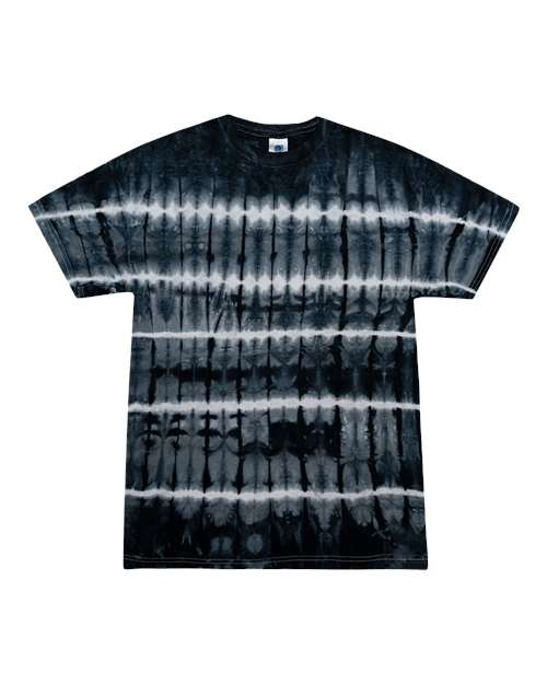 Unisex Multi-Color Tie-Dyed T-Shirt - L