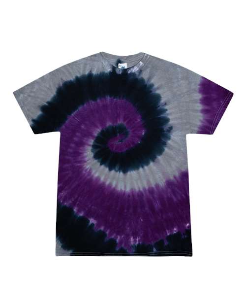Unisex Multi-Color Tie-Dyed T-Shirt - L