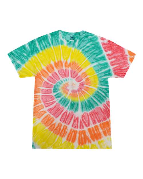 Unisex Multi-Color Tie-Dyed T-Shirt - L