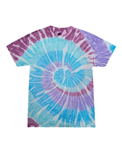 Unisex Multi-Color Tie-Dyed T-Shirt - L