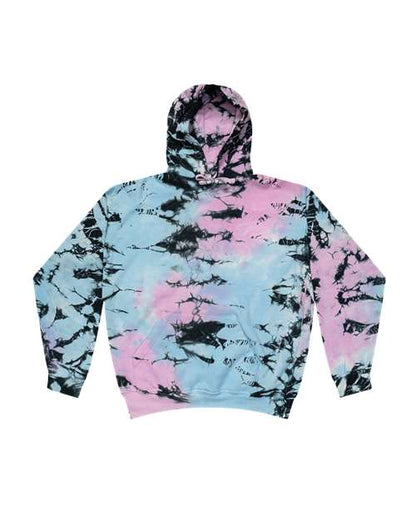 Unisex Tie-Dyed Hooded Sweatshirt - S