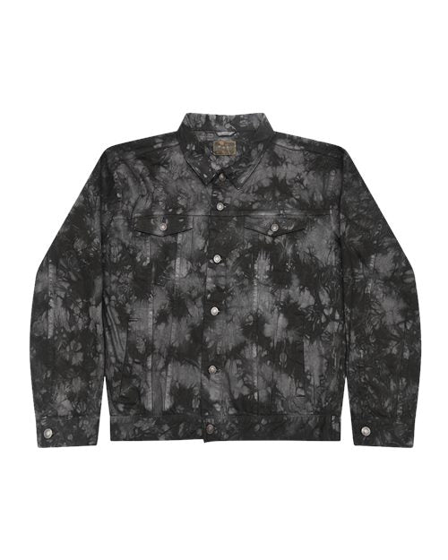 Unisex Tie-Dyed Denim Jacket