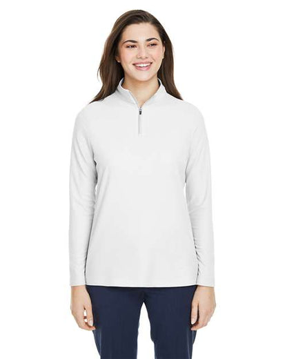 Women's Fusion ChromaSoftâ„¢ Pique Quarter-Zip Pullover