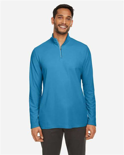 Men's Fusion ChromaSoftâ„¢ Pique Quarter-Zip Pullover