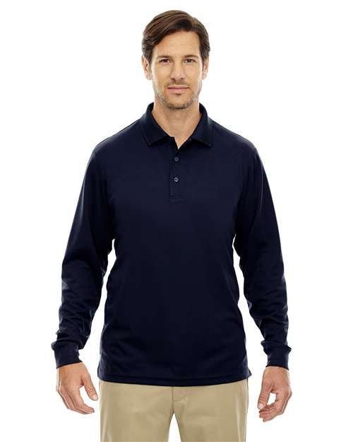 Men's Tall Pinnacle Performance Long Sleeve PiquÃ© Polo