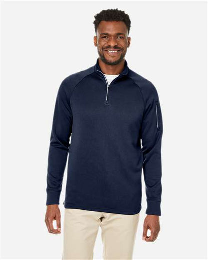Unisex Fusion ChromaSoftâ„¢ Fleece Quarter-Zip Pullover