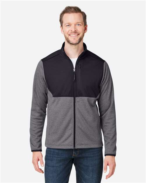 Men's Venture Heathered Stripe Hybrid Jacket CE74