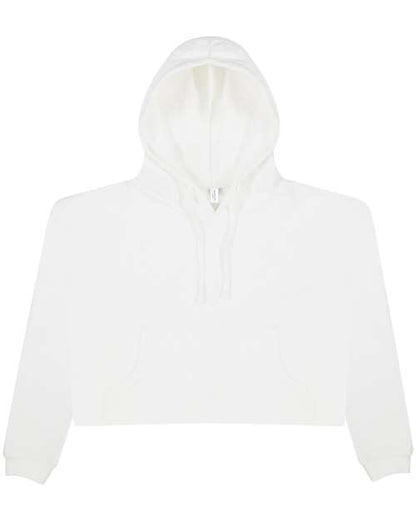 Women's Girlie Cropped Hooded Fleece with Pocket JHA016