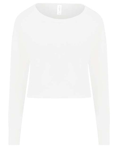 Women's Cropped Crewneck Sweatshirt JHA035