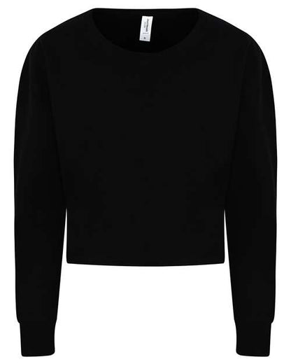 Women's Cropped Crewneck Sweatshirt JHA035