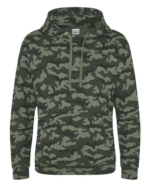 Unisex Camo Hooded Sweatshirt JHA014