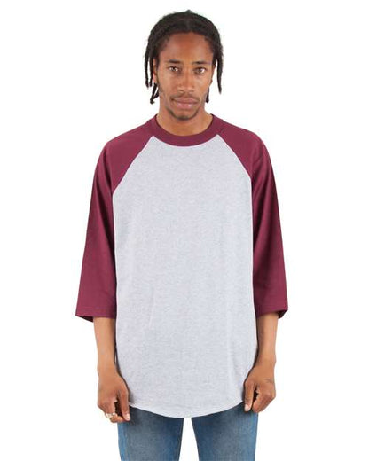 Unisex Three-Quarter Sleeve Raglan T-Shirt SHRAG