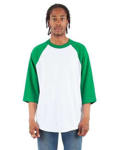 Unisex Three-Quarter Sleeve Raglan T-Shirt SHRAG